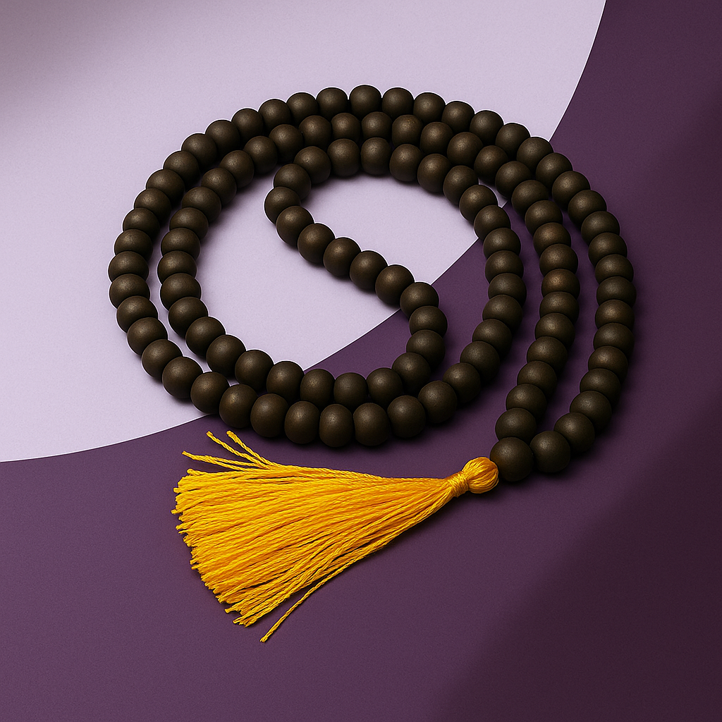 Original Karungali Mala 108 Beads Ebony Wood