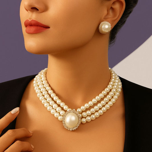 Artificial Pearl Necklace