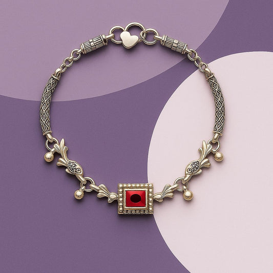 Women's Silver Plated Anklets