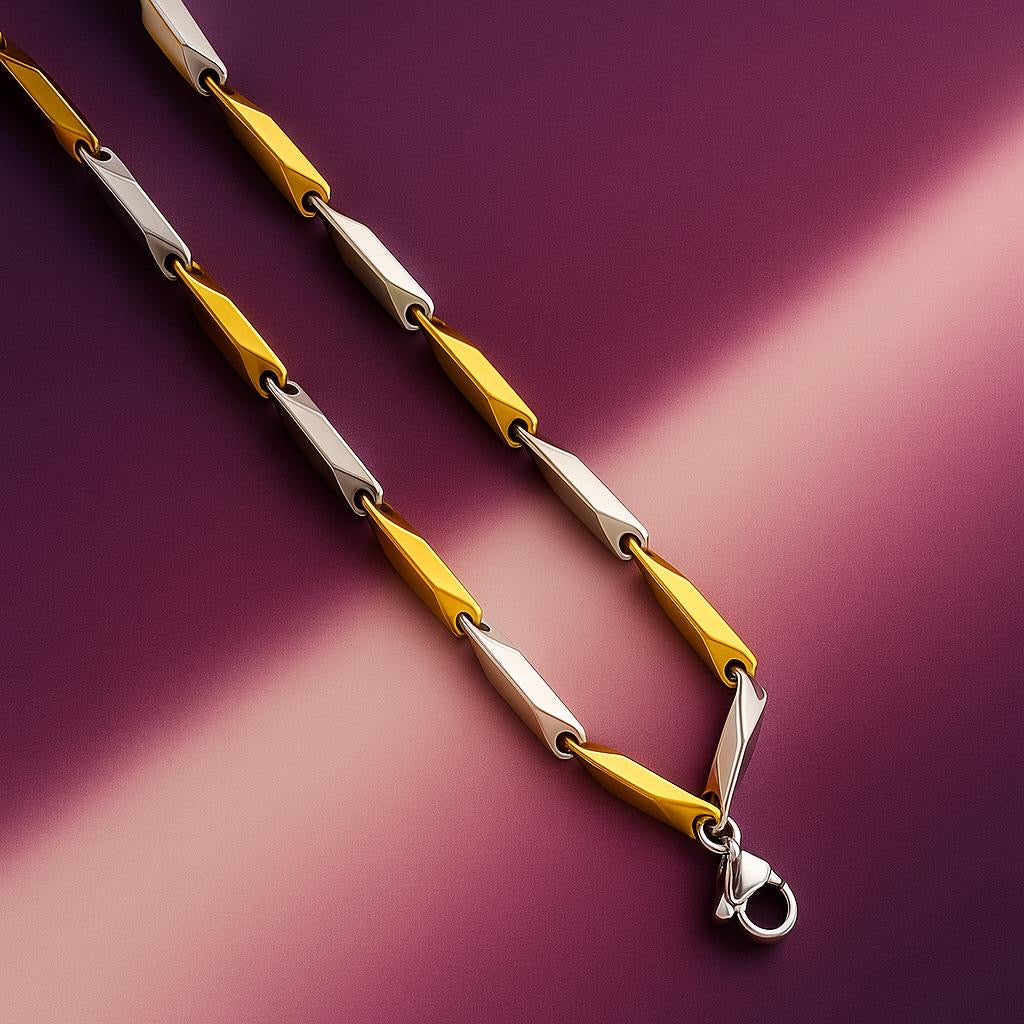 Lovely Gold & Silver Plated Chain