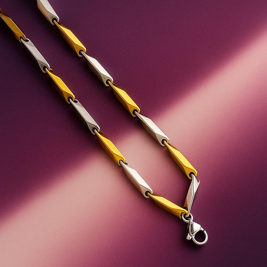 Lovely Gold & Silver Plated Chain