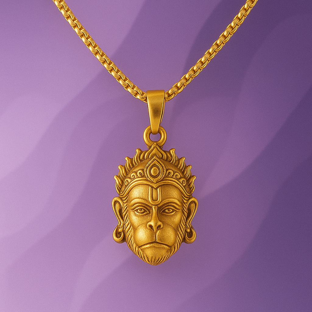 Lord Hanuman Pendant with Chain