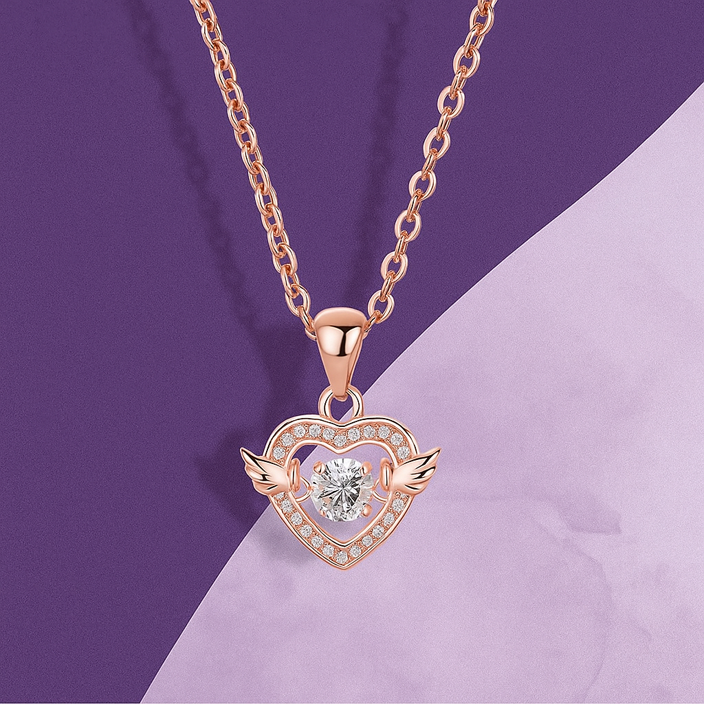 Heart With Wings Necklace