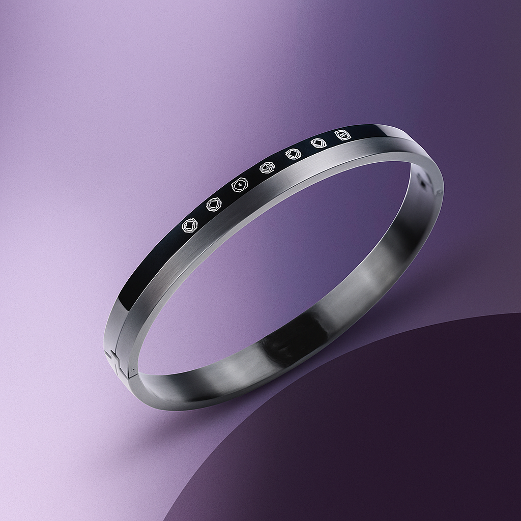 Balance 7 Chakra Kada Bracelet For Men