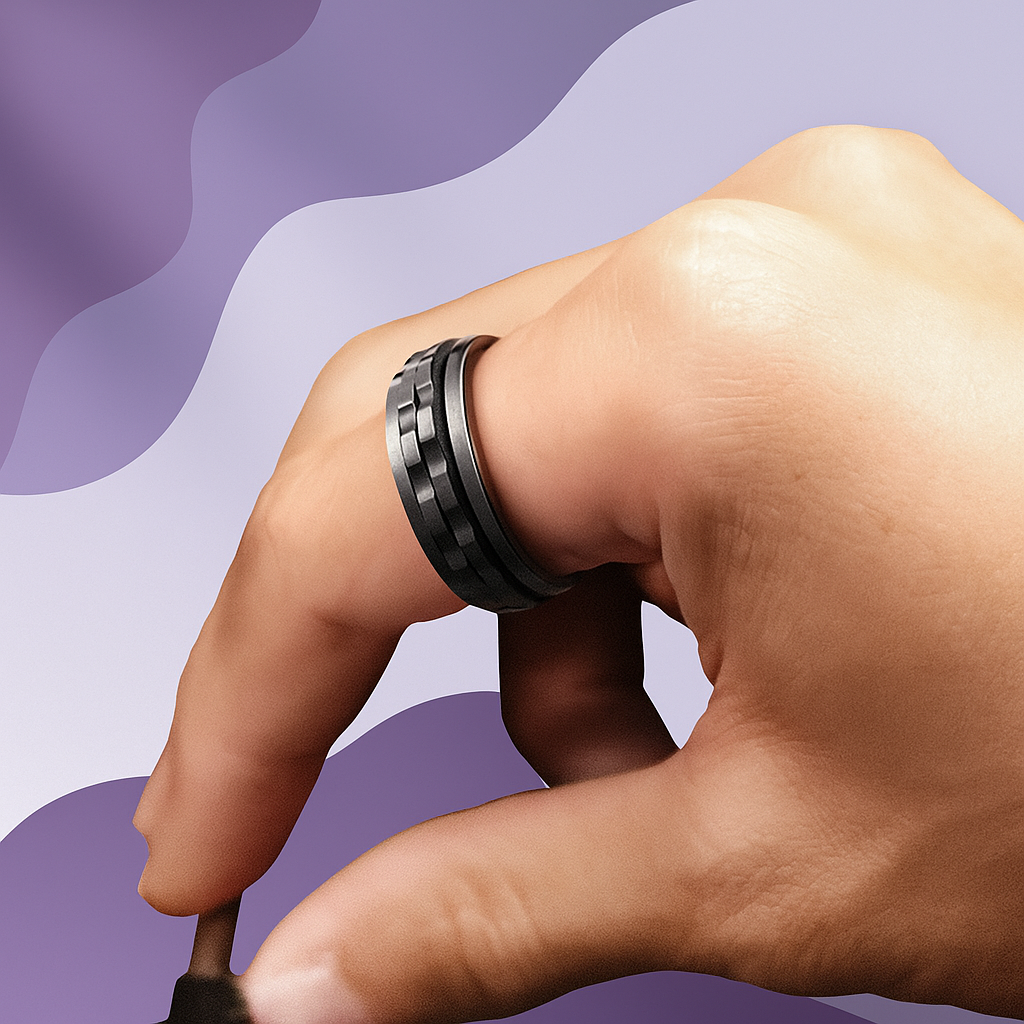 Stainless Steel Ring For Men (Pack of 2)