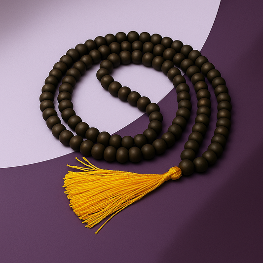 Original Karungali Mala 108 Beads Ebony Wood