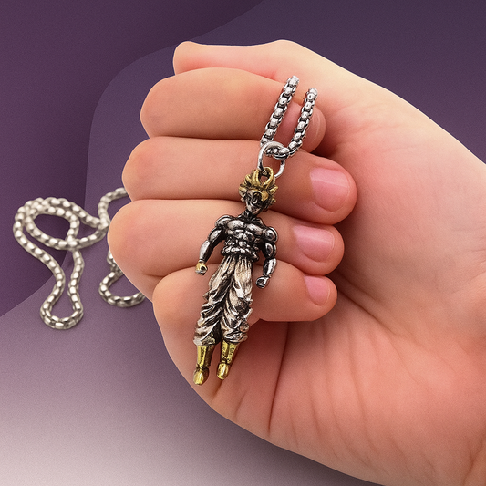 Dragonball Z Goku Inspired Pendant with Chain